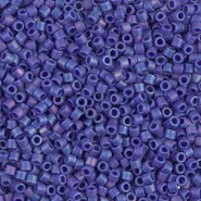 Miyuki delica beads 10/0 - Matted Opaque cobalt ab DBM-880